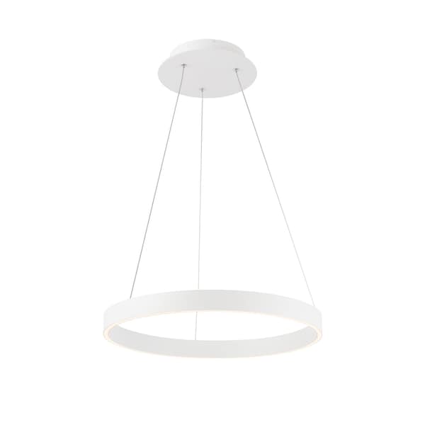 Dweled Sirius 18in LED Pendant 3000K in White PD-811 - main